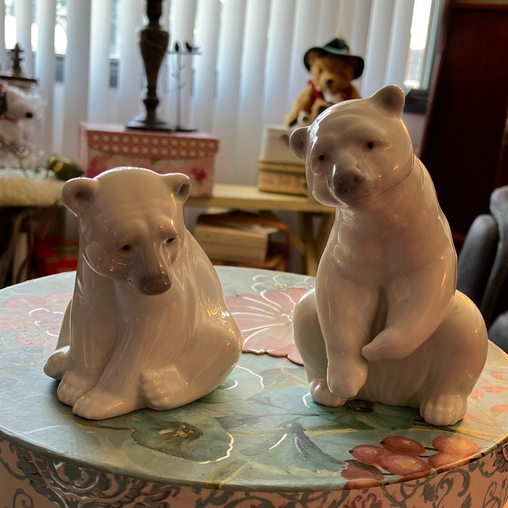 Lladro Polar Bear Set